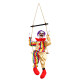 Payaso Colgante en Columpio con luces movimiento y sonido – Decoración de Halloween Payaso Colgante en Columpio con luces movimiento y sonido – Decoración de Halloween