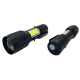 Mini linterna LED con estuche NEGRO