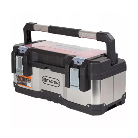 Caja herramientas 23" acero inox. y plástico TT0294