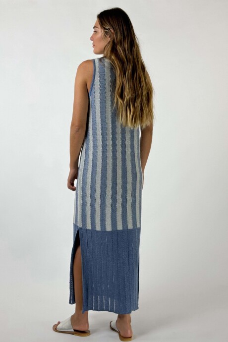 VESTIDO BAHAMA Celeste