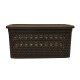 Set x3 Caja simil ratán 7,5lts CHOCOLATE