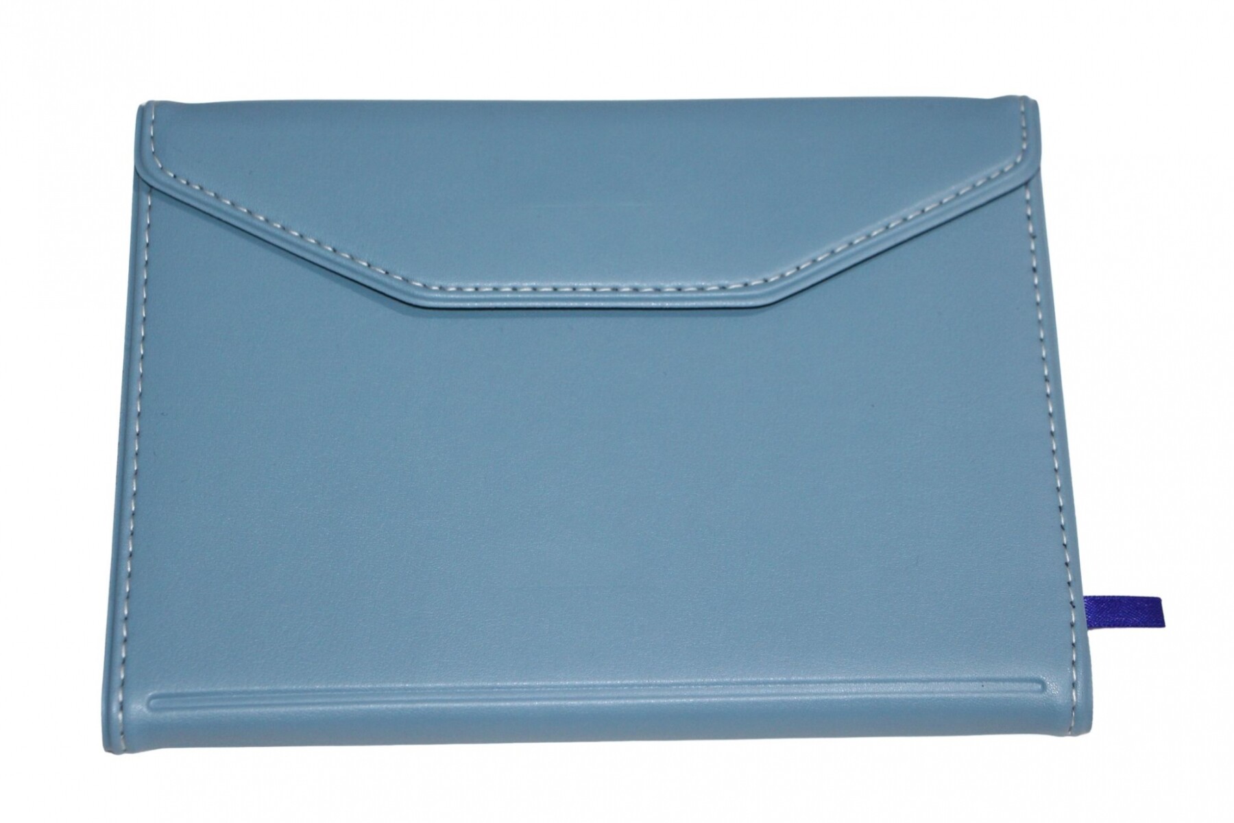 AGENDA ABEZETA CLASSIC MEDIUM 214 CS TAPA COSIDA SOLAPA - COLOR CELESTE 