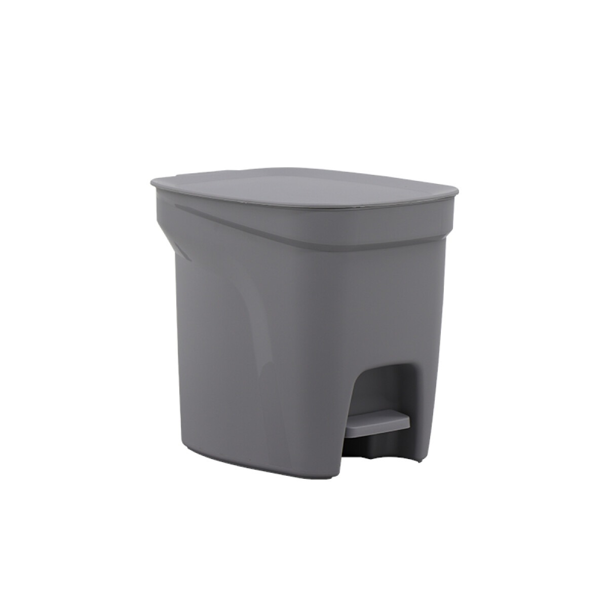 Papelera "COMPACT" 7 Lt. en polipropileno gris - TD0434 