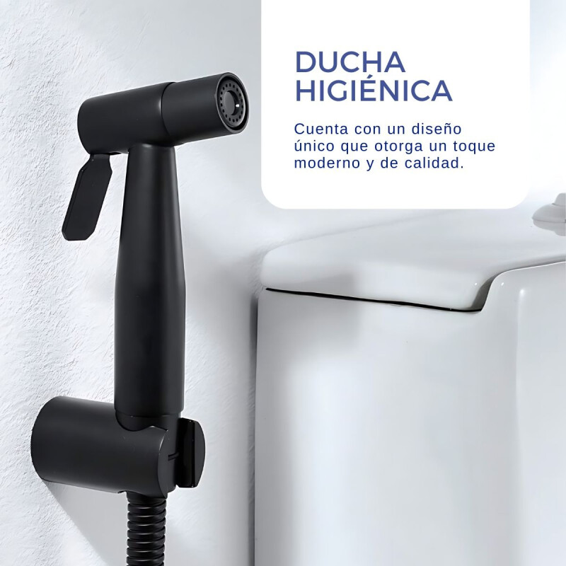 Monocomando Ducha Higiénica Para Bidet Negro Mate Monocomando Ducha Higiénica Para Bidet Negro Mate