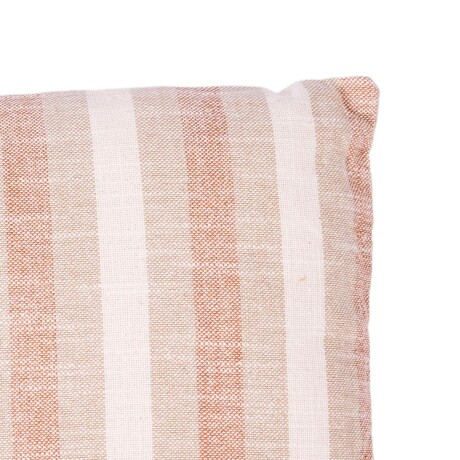 ALMOHADON ALGODON NATURAL-BEIGE TRES RAYAS BEIGE
