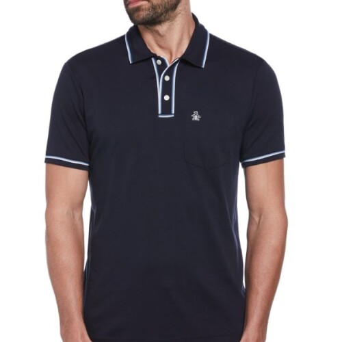 Remera Polo Original Penguin Marino