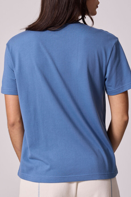 T-SHIRT CRUMI DIXIE Azul Piedra