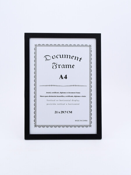 CUADRO DIPLOMA NEGRO
