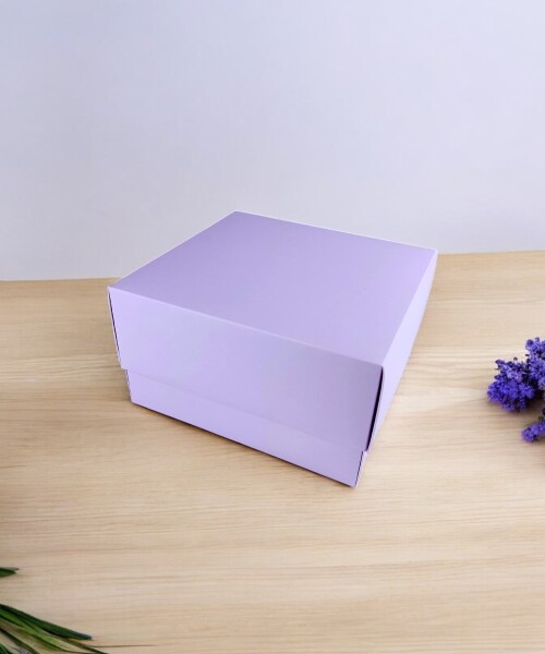 Caja 06 - 15x16x9 cm. LILA