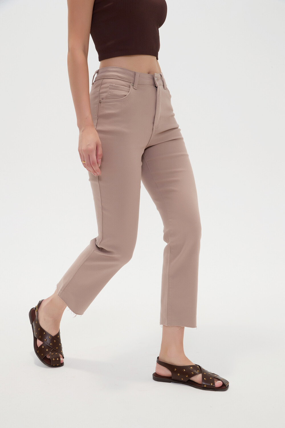 Pantalon Vilehada Taupe Claro