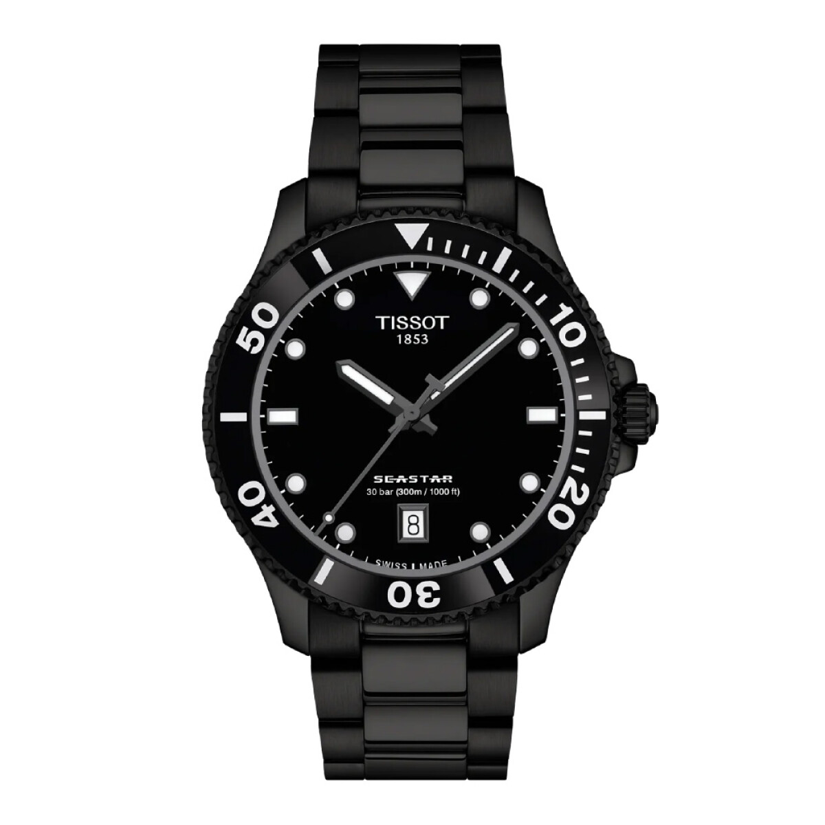Reloj TISSOT Seastar 1000 40MM negro con esfera negra 