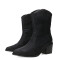 Botas de Mujer Miss Carol LITER tejana media Negro
