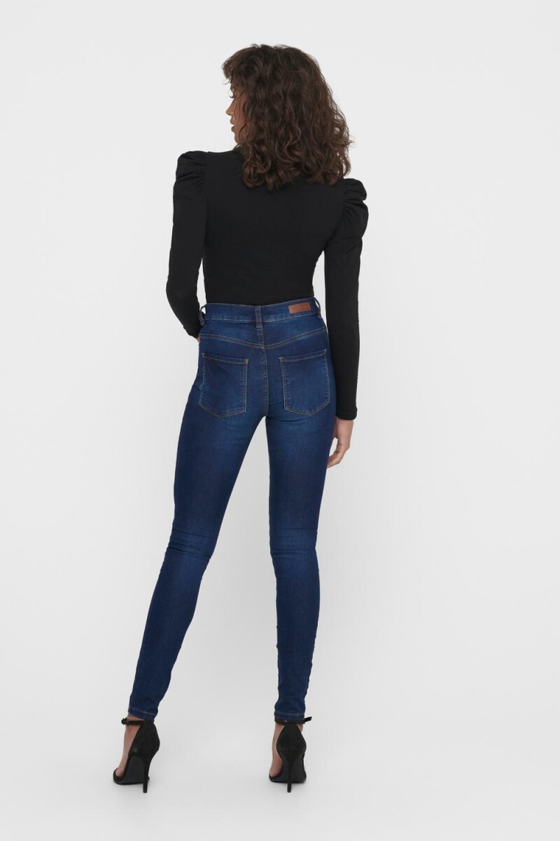 Jeans New-nikki Súper Skinny Medium Blue Denim