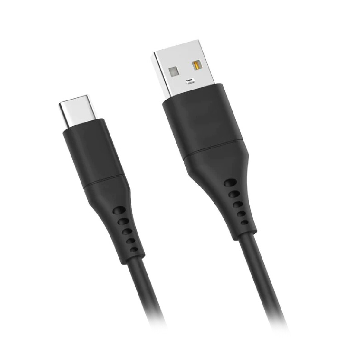 Cable De Datos Generico USB a USB-C 1.2 Mts Negro 