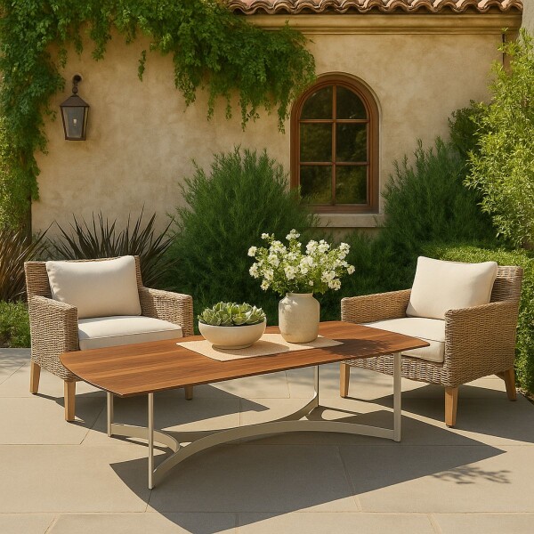 MESA DE EXTERIOR BONNA Beige - -
