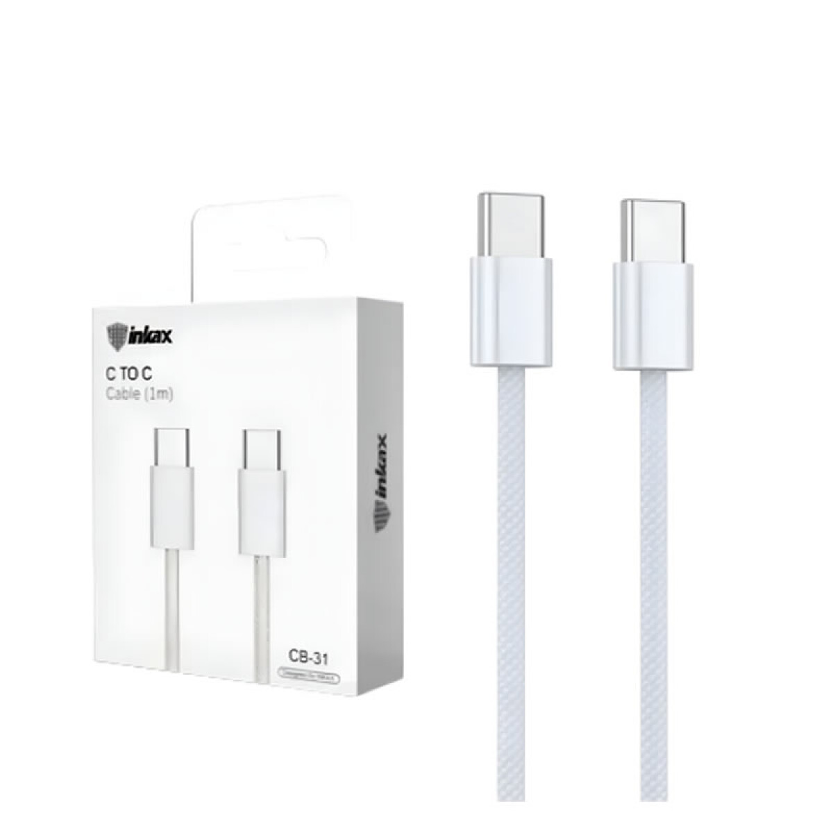 Cable USB tipo C a USB tipo C marca Inkax mod. CB-31 