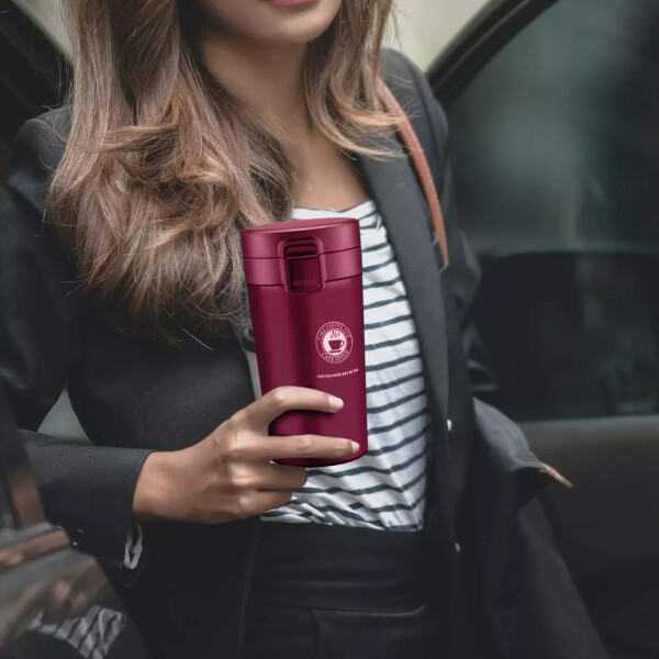Vaso Térmico Para Cafe Y Te 350ml ROJO