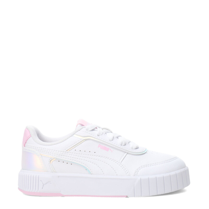 Championes de Niña Puma Carina Mia Holo 2.0 Ps Blanco - Rosado
