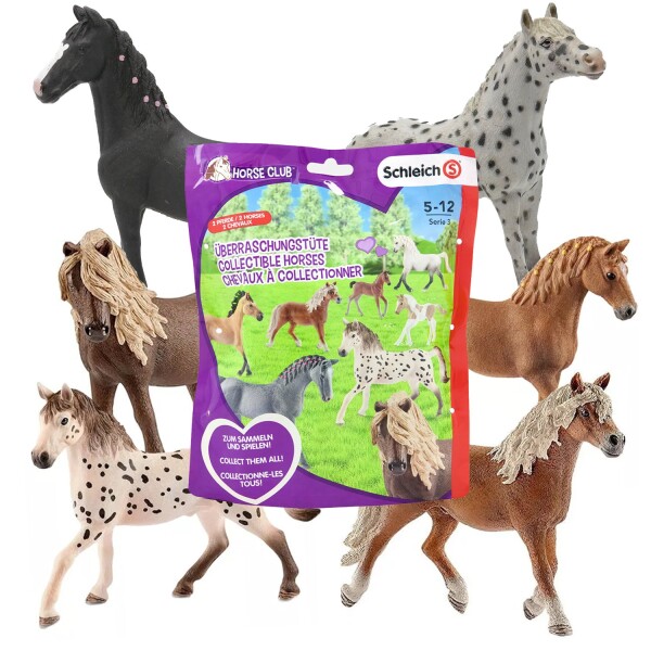 Schleich Set X2 Caballos Sorpresa Blind Bag Figura Juguete Schleich Set X2 Caballos Sorpresa Blind Bag Figura Juguete