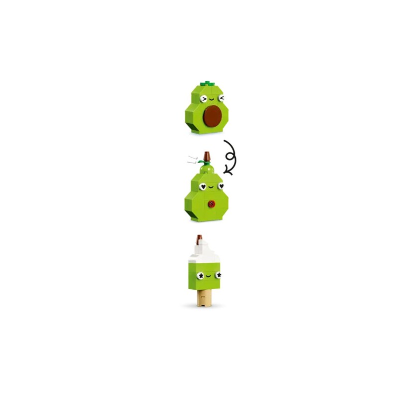 Bloques para armar Lego Classic Comidas creativas 150 pcs 4+ Bloques Para Armar Lego Classic Comidas Creativas 150 Pcs 4+