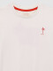 Camiseta Estampado Surf Life Blanco