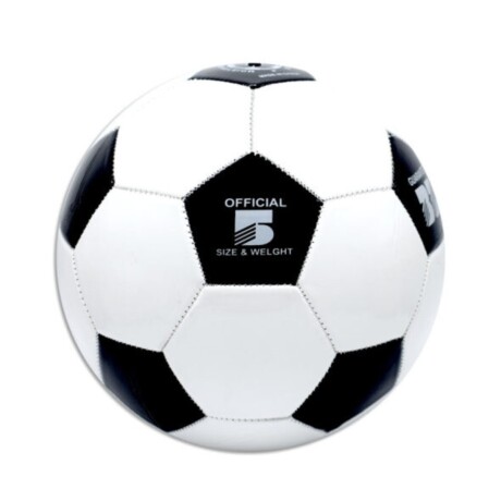 Pelota de Fútbol Oficial Eco Cuero N3 BLANCO-NEGRO