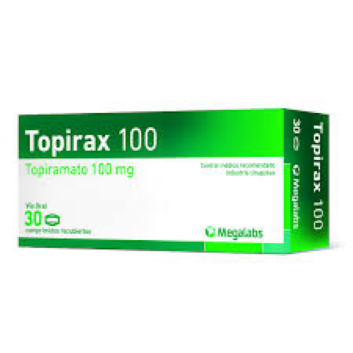 Topirax 100 mg 30 Comprimidos – Prevención de Convulsiones y Migrañas 