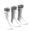 Medias High Crew Sock Unisex Blanco