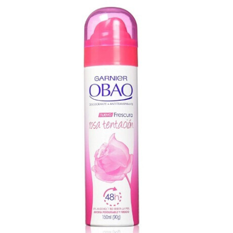 DESODORANTE OBAO AEROSOL FEMENINO ROSA TENTACION 150 ML DESODORANTE OBAO AEROSOL FEMENINO ROSA TENTACION 150 ML