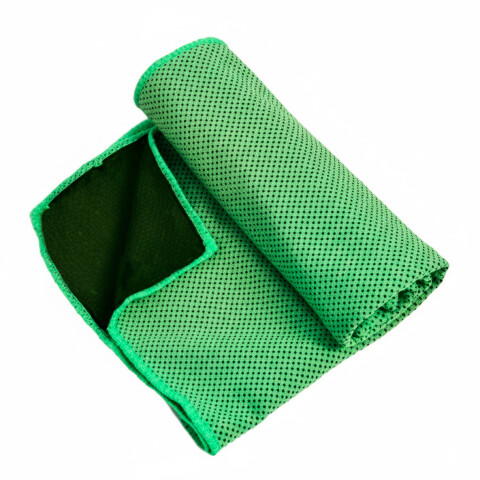 Toalla Deportiva Enfriadora Instantánea Microfibra 90×30cm Color Verde
