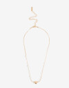 Collares Cortos Perlas Collar Corto Con Perlas Bañado En Oro - Dorado