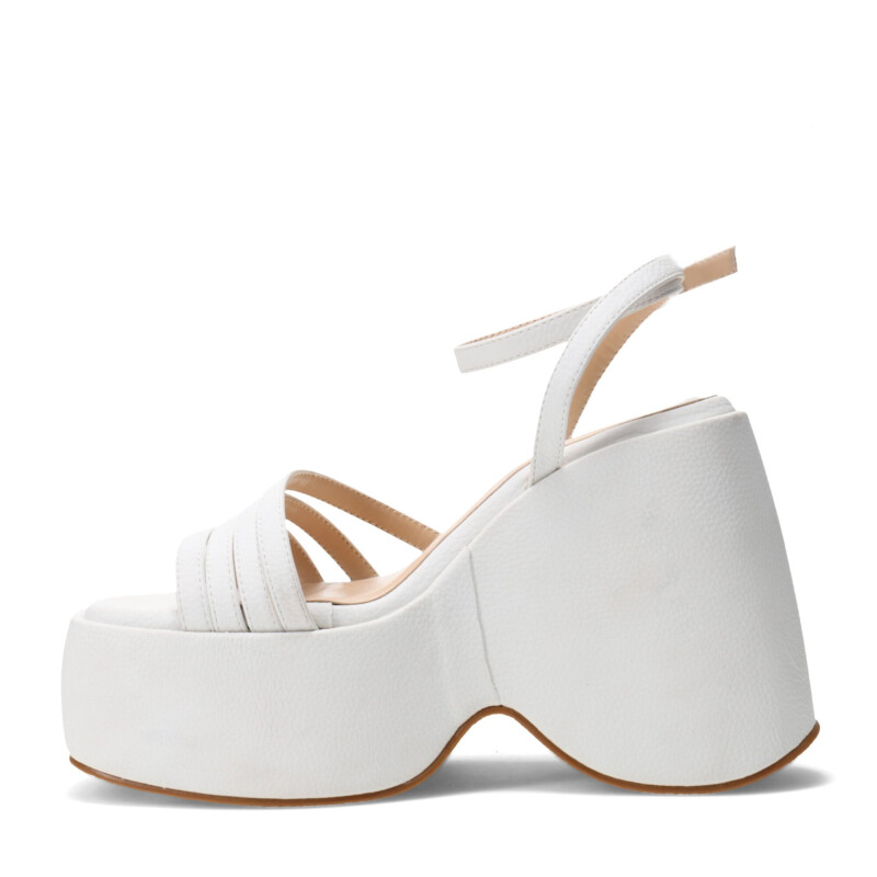 Sandalias de Mujer Miss Carol SEOUL con plataforma Blanco