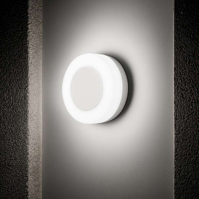 LUMINARIA DE PARED EYE 10W IP65 - NEGRA Luminaria De Pared Eye 10W IP65 Blanca