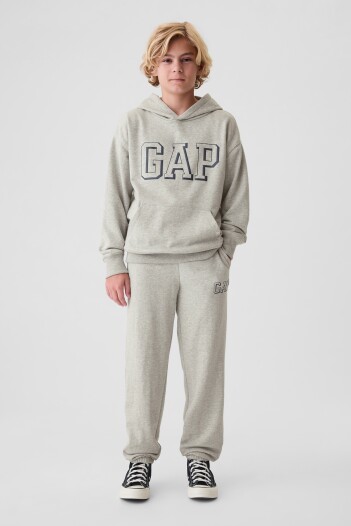 Pantalón Deportivo Logo Gap Niño Light Heather Grey B08