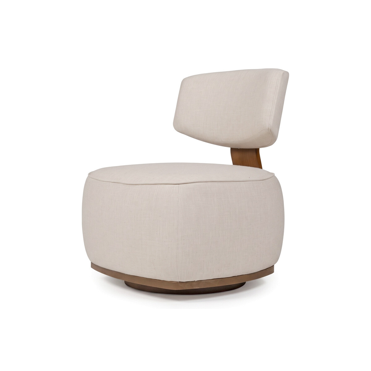 Butaca Orbit - Giratoria - Tela Rústica - Beige (4F) 