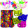 Set Cotillón N2 Luminoso Led 50pcs P/ Fiestas Eventos Cot001002