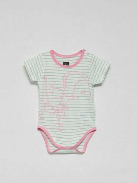 Body manga corta estampado Dumbo- Verde
