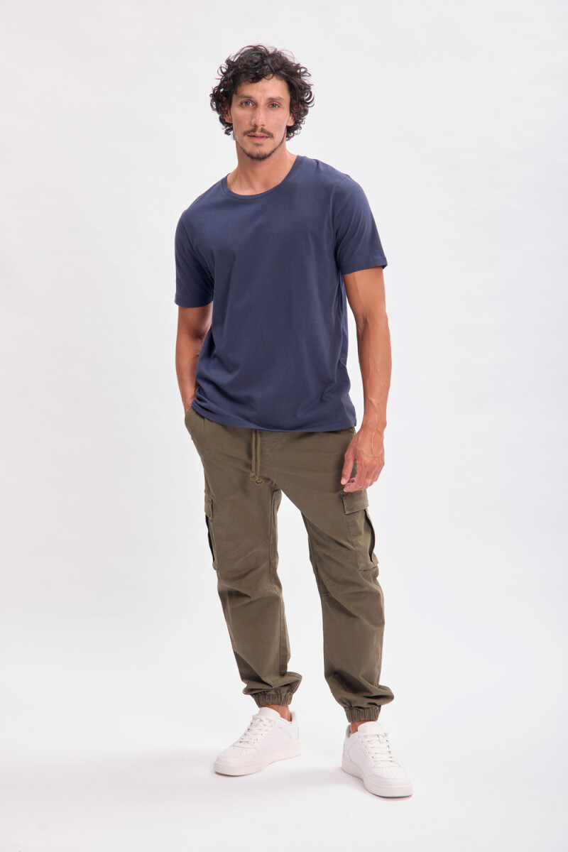Pantalón cargo jogger Verde Militar
