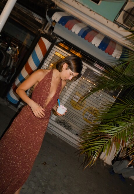 Top Olivet SS26 Tinto