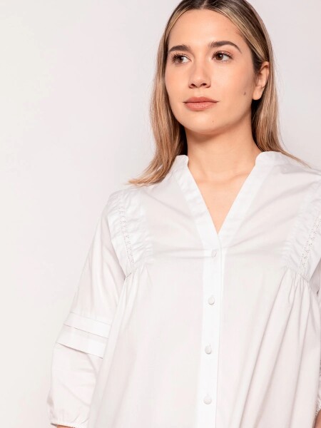 CAMISA ALLIE CEREZO BLANCO