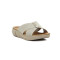 Wonder Sandalias Dama Confort Tira Cruzada C/ Aplique Gris