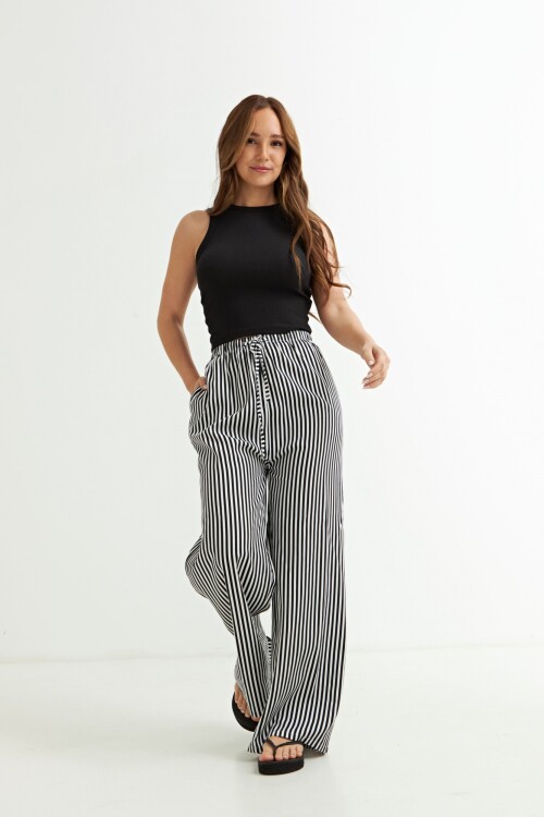 Pantalón palazzo AZUL