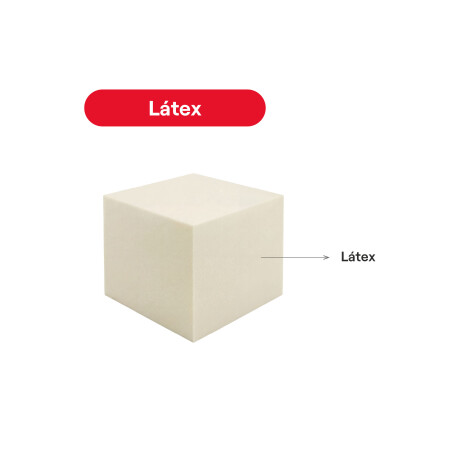 COLCHÓN 1 PLAZA LATEX1 BLANCO LÁTEX