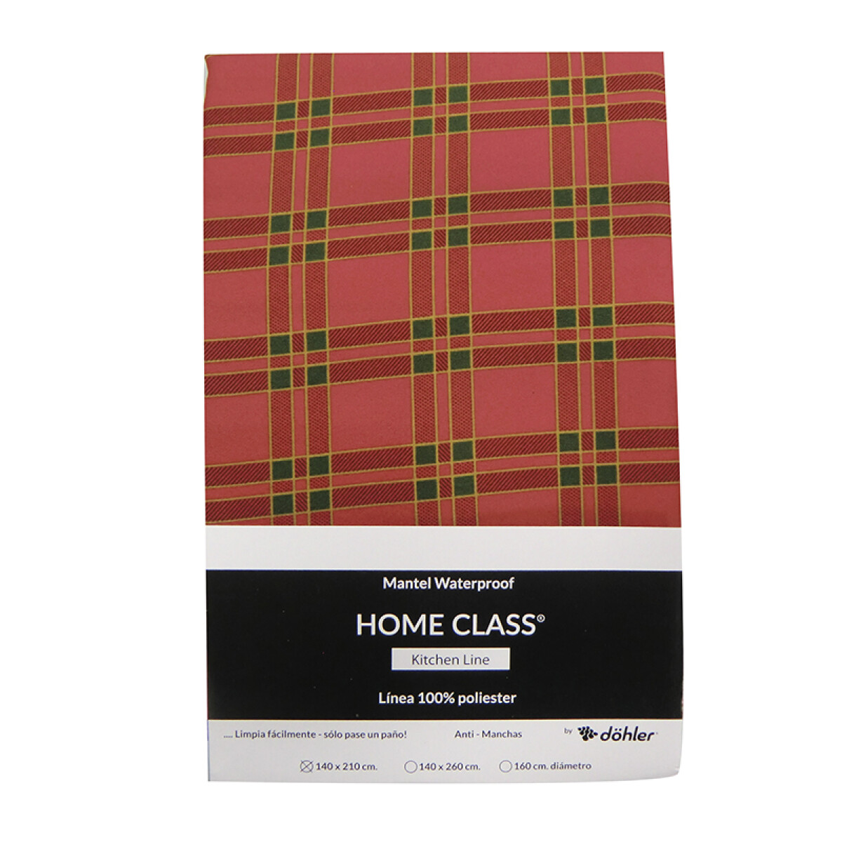Mantel Redondo Waterproof Home Class 160 cm - Navidad11 