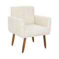 CONJUNTO 2 POLTRONAS + PUFF ORLEANS - BEIGE CONJUNTO 2 POLTRONAS + PUFF ORLEANS - BEIGE
