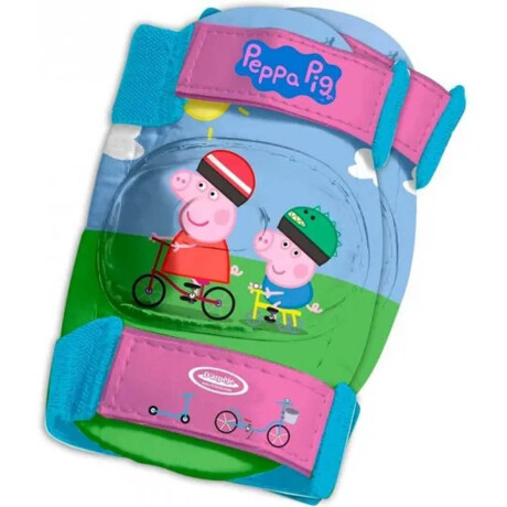 Protecciones Peppa Pig Casco Rodillera Codera- Patin Protecciones Peppa Pig Casco Rodillera Codera- Patin