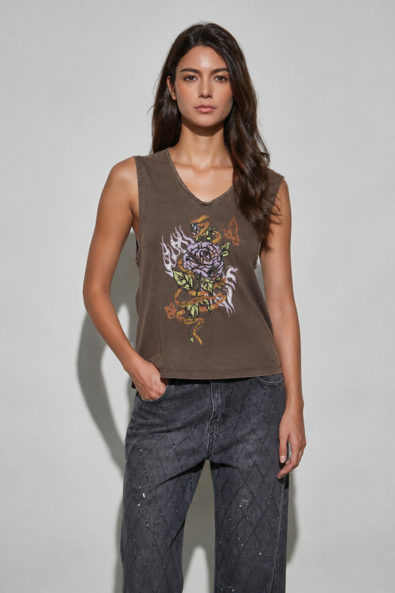 REMERA NAIRIEL - CAFÉ 