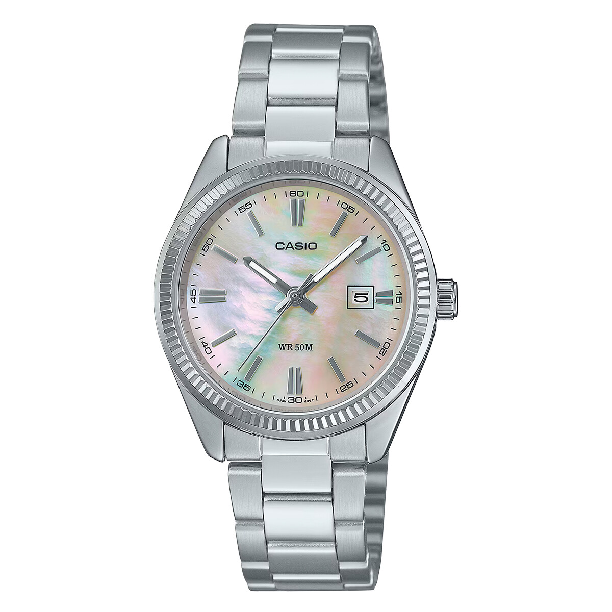 Reloj Casio en Acero Inoxidable Plateado 