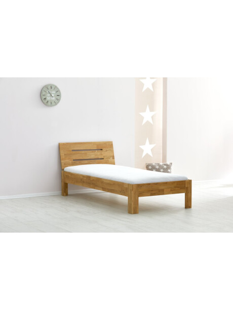 Estructura cama OLSKER 90x190 color roble natural Estructura cama OLSKER 90x190 color roble natural