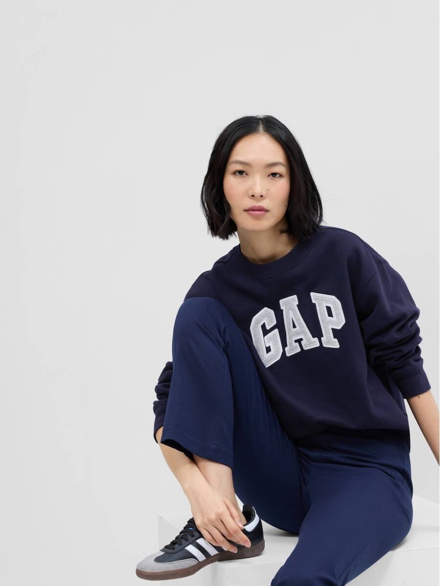 Buzo Deportivo Logo Mujer - Navy Uniform 
